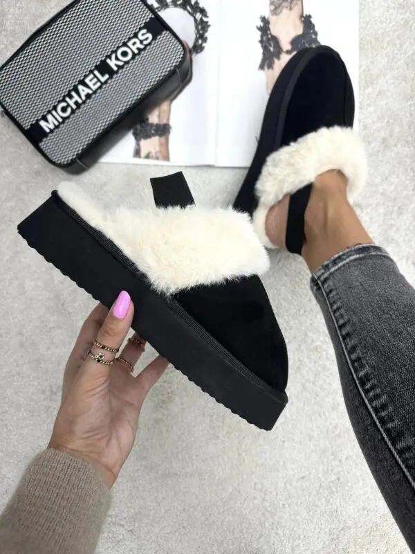 Dirbtinio kailio UGG tipo šlepetės