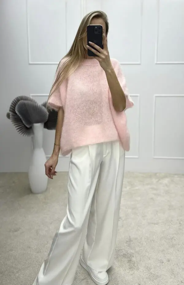 Moheros megztintis MELODY rožinis