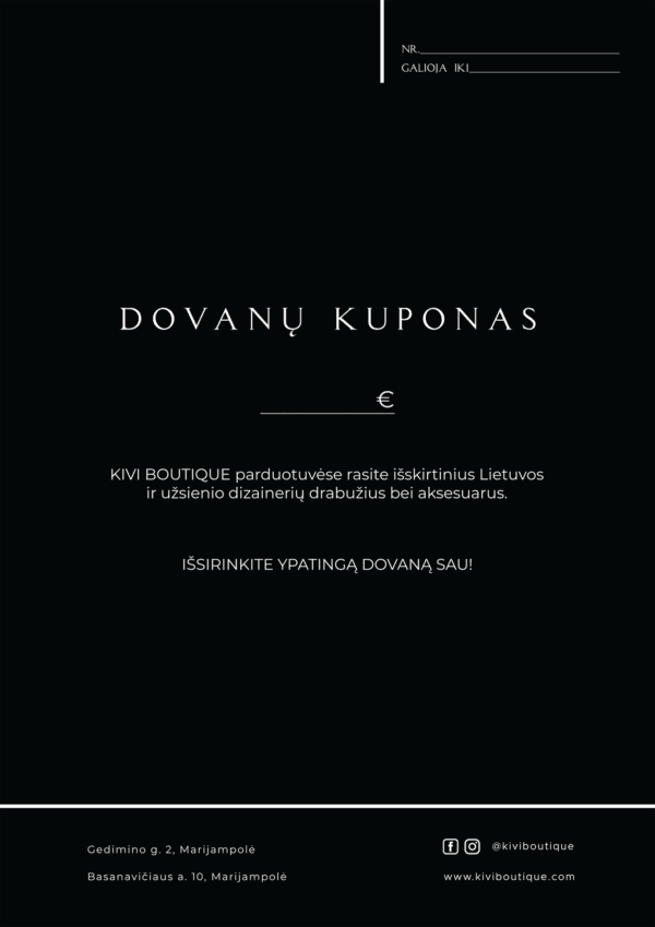 Dovanų kuponas