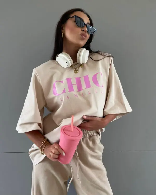 Laisvalaikio marškinėliai CHIC