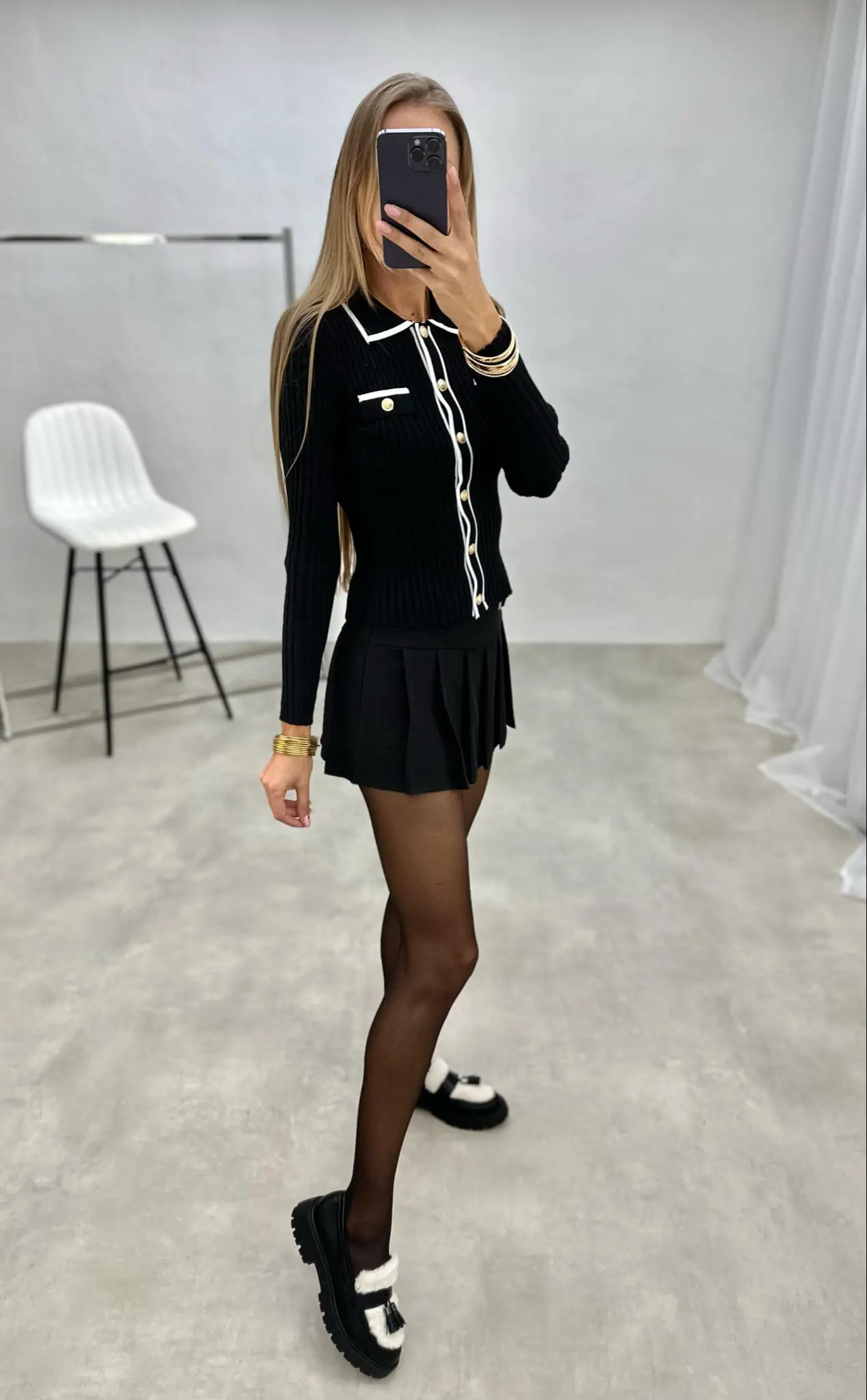 Klasikinis megztinis su sagutėmis - Image 3