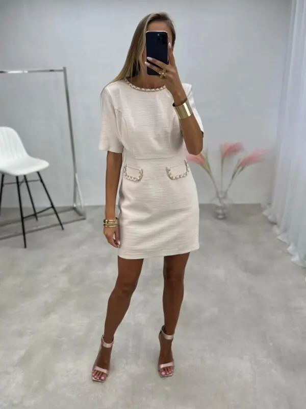 Elegantiška tvido suknelė