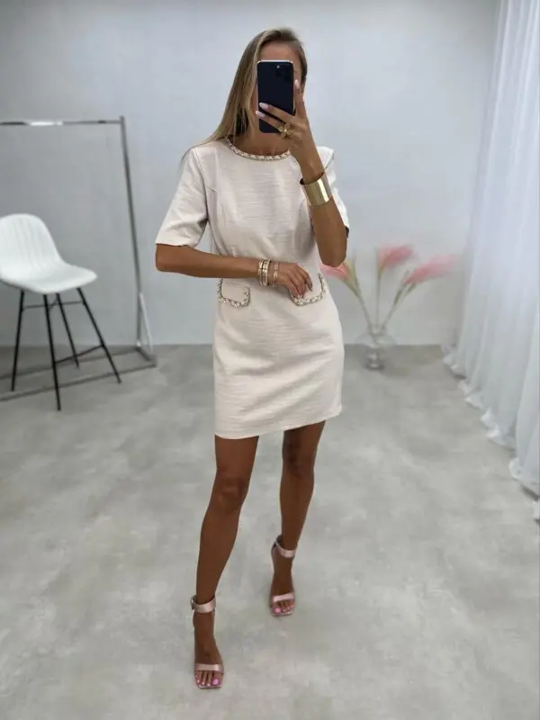 Elegantiška tvido suknelė