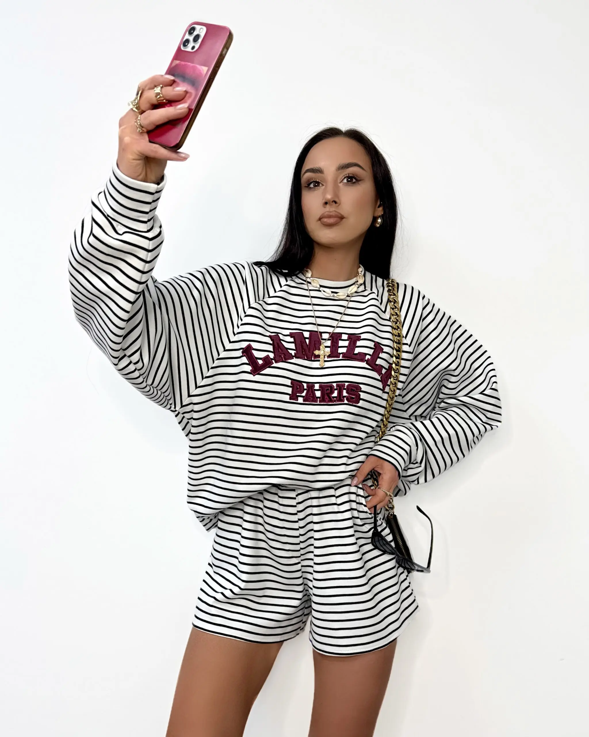 Dryžuotas laisvalaikio kostiumas - Image 3