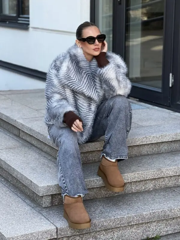 Trumpi odiniai UGG tipo modelio batai