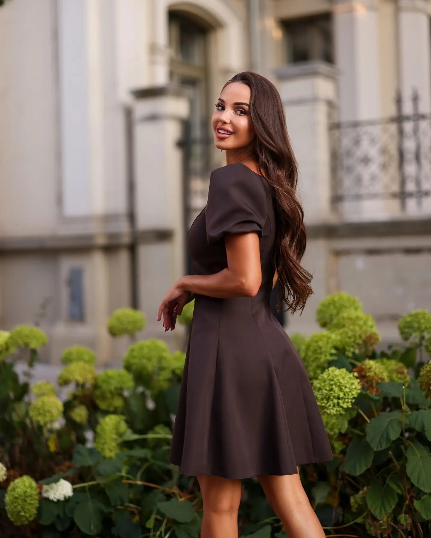 Suknelė trumpomis rankovėmis - Image 3