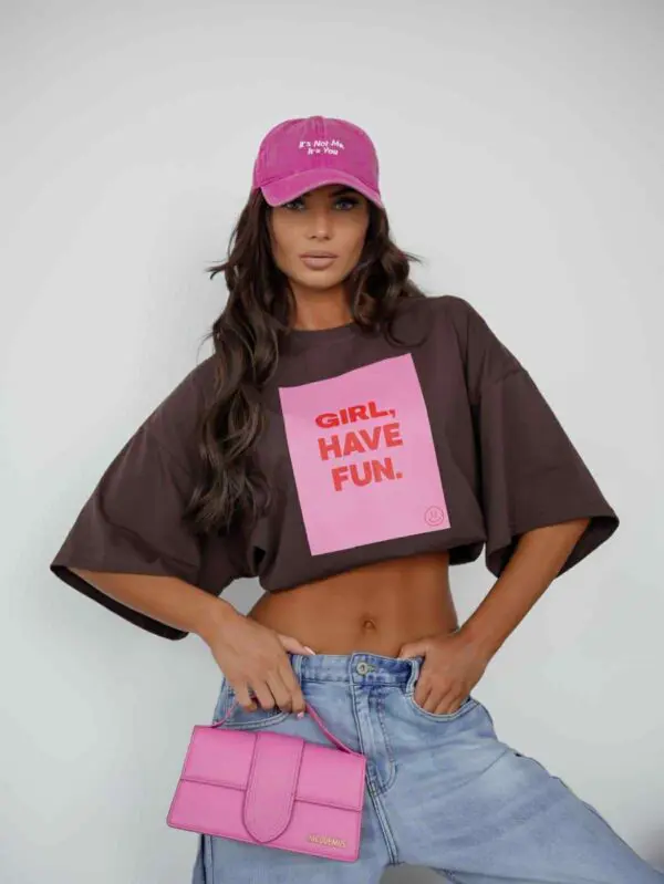 Laisvalaikio marškinėliai su užrašu