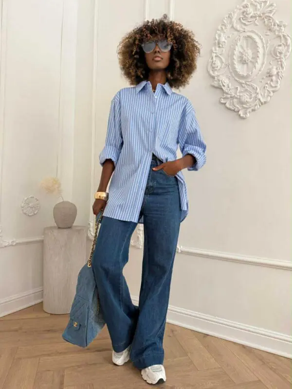 Stilingi dryžuoti marškiniai