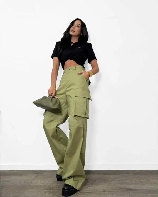 Stilingos kargo kelnės