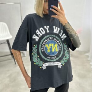 Stilingi oversize modelio marškinėliai